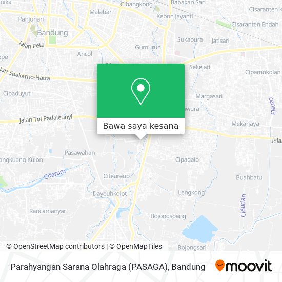 Peta Parahyangan Sarana Olahraga (PASAGA)