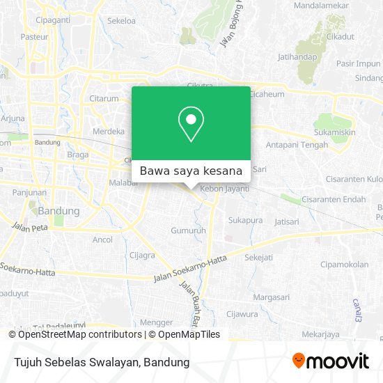 Peta Tujuh Sebelas Swalayan