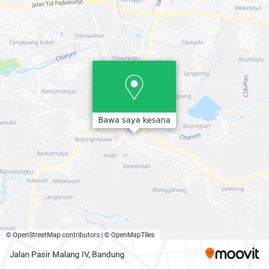 Peta Jalan Pasir Malang IV