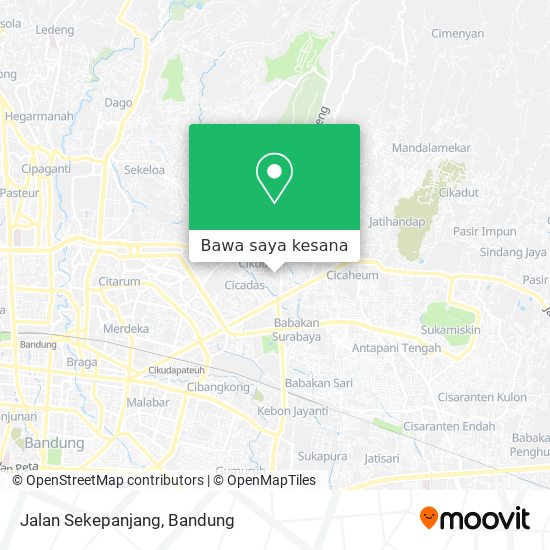 Peta Jalan Sekepanjang