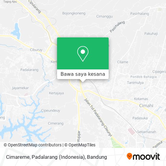 Peta Cimareme, Padalarang (Indonesia)