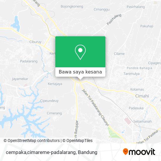 Peta cempaka,cimareme-padalarang