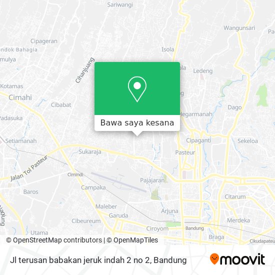 Peta Jl terusan babakan jeruk indah 2 no 2
