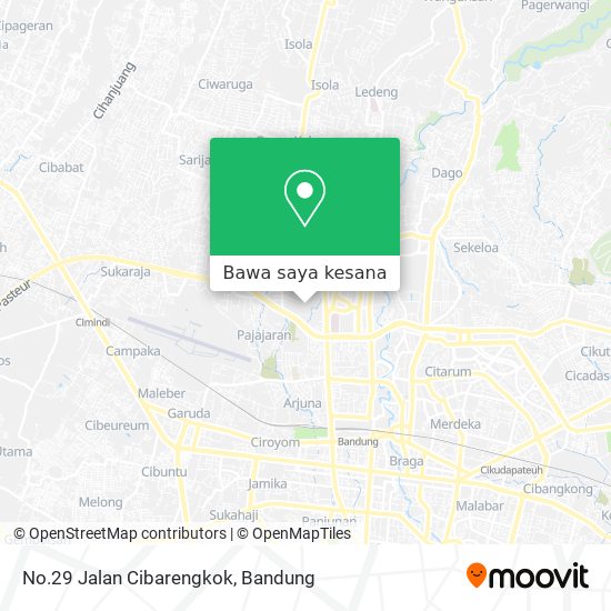 Peta No.29 Jalan Cibarengkok