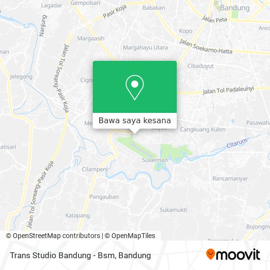 Peta Trans Studio Bandung - Bsm