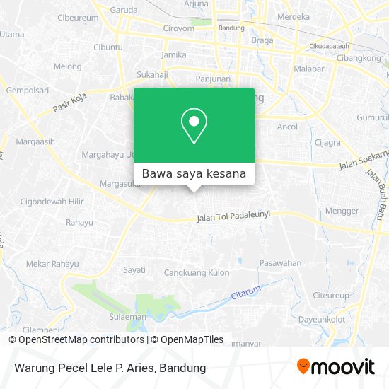 Peta Warung Pecel Lele P. Aries