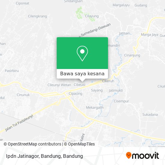 Peta Ipdn Jatinagor, Bandung