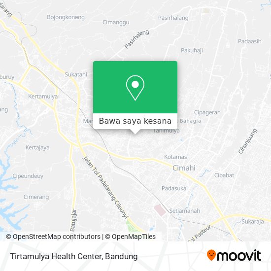 Peta Tirtamulya Health Center