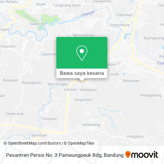 Peta Pesantren Persis No. 3 Pameungpeuk Bdg