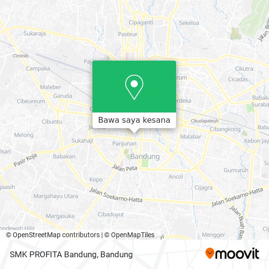 Peta SMK PROFITA Bandung