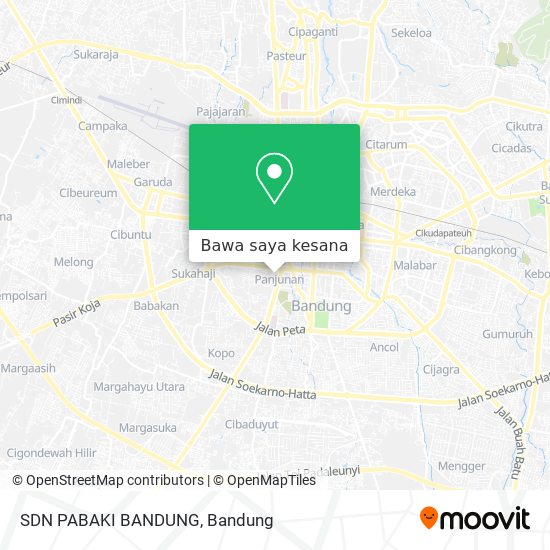 Peta SDN PABAKI BANDUNG