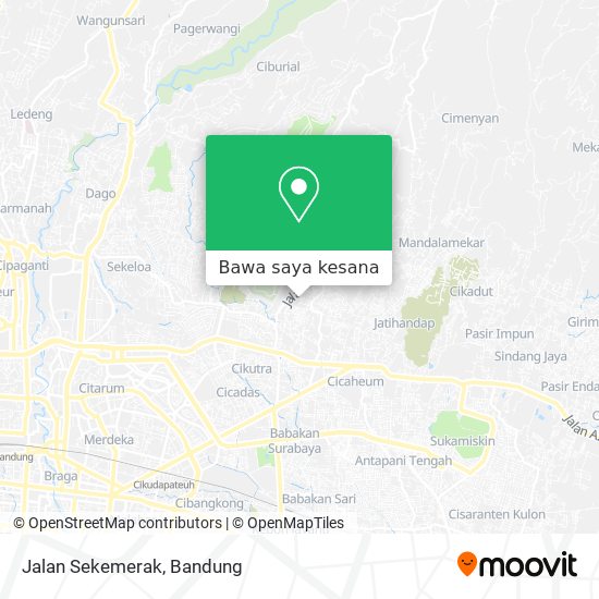 Peta Jalan Sekemerak