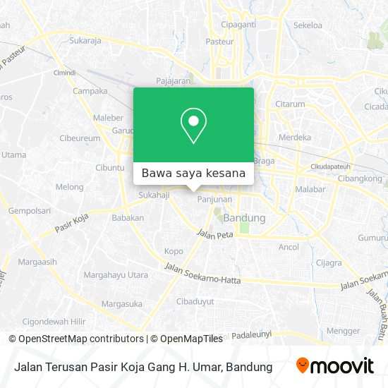 Peta Jalan Terusan Pasir Koja Gang H. Umar