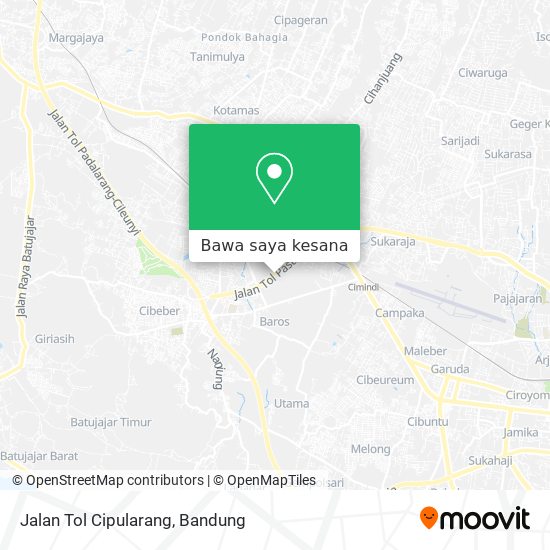 Peta Jalan Tol Cipularang