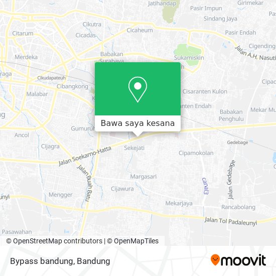 Peta Bypass bandung