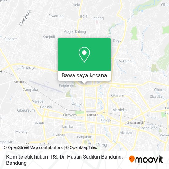 Peta Komite etik hukum RS. Dr. Hasan Sadikin Bandung