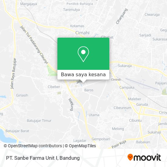 Peta PT. Sanbe Farma Unit I
