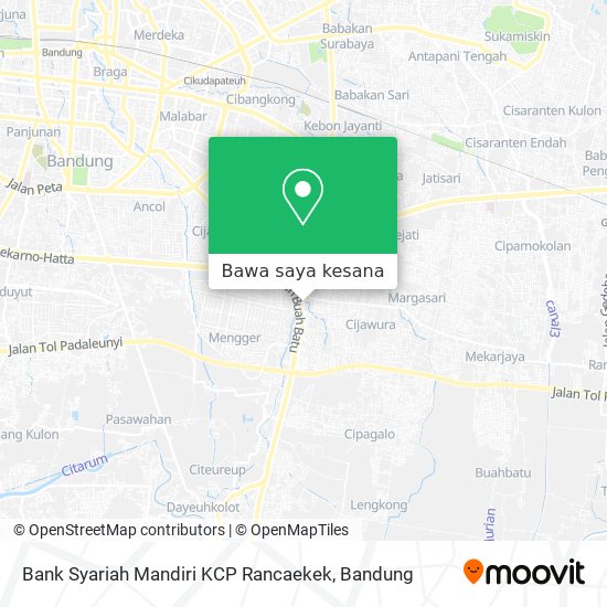 Peta Bank Syariah Mandiri KCP Rancaekek