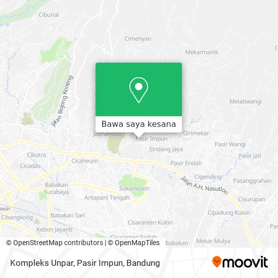 Peta Kompleks Unpar, Pasir Impun