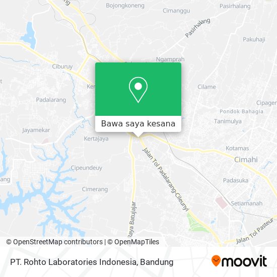 Peta PT. Rohto Laboratories Indonesia