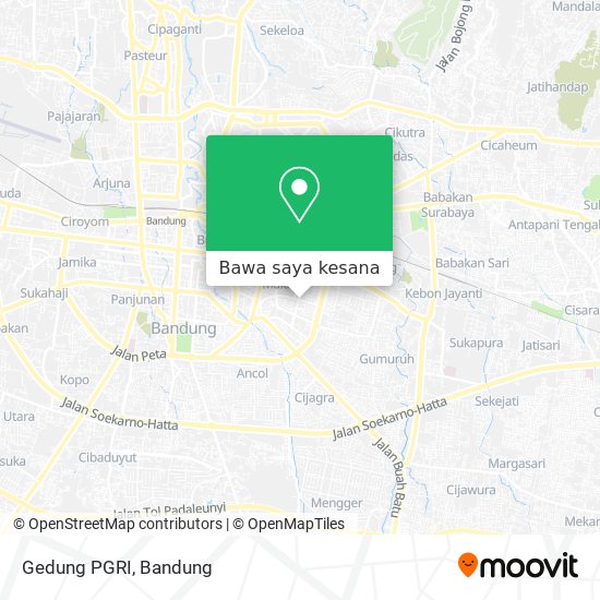 Peta Gedung PGRI