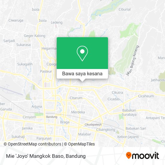 Peta Mie 'Joyo' Mangkok Baso