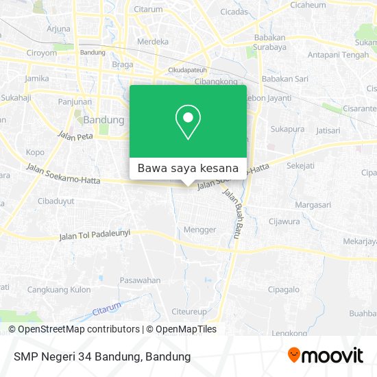 Peta SMP Negeri 34 Bandung