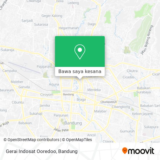 Peta Gerai Indosat Ooredoo