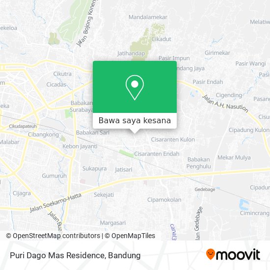Peta Puri Dago Mas Residence