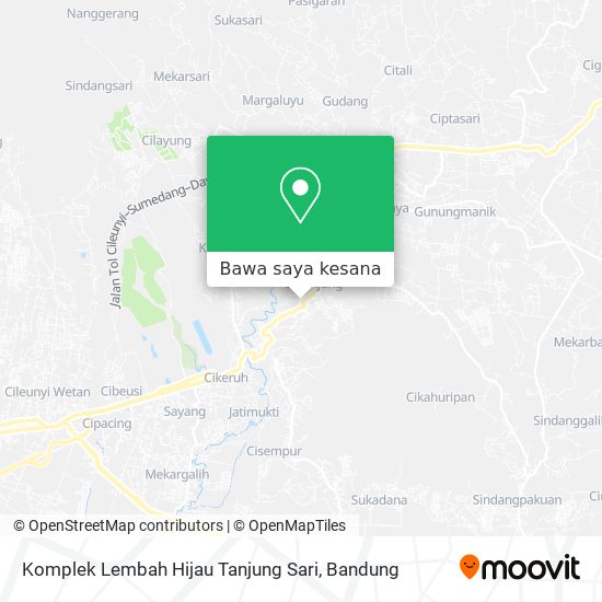 Peta Komplek Lembah Hijau Tanjung Sari