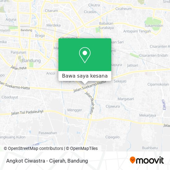 Peta Angkot Ciwastra - Cijerah