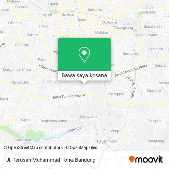 Peta Jl. Terusan Muhammad Toha