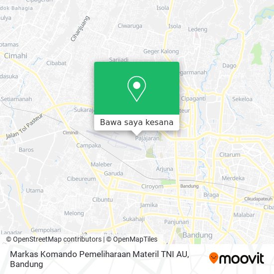 Peta Markas Komando Pemeliharaan Materil TNI AU