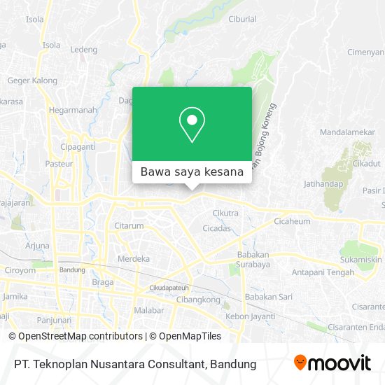 Peta PT. Teknoplan Nusantara Consultant