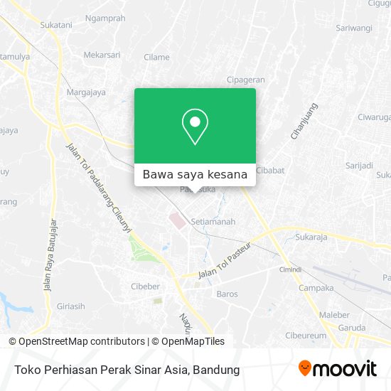Peta Toko Perhiasan Perak Sinar Asia