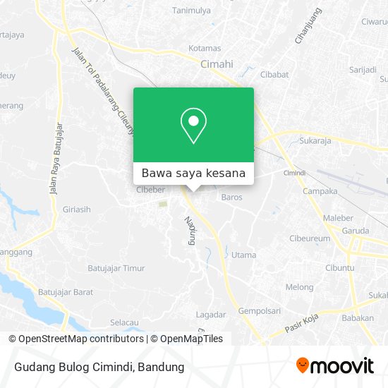 Cara ke Gudang Bulog Cimindi di Cimahi menggunakan Bis atau Kereta?