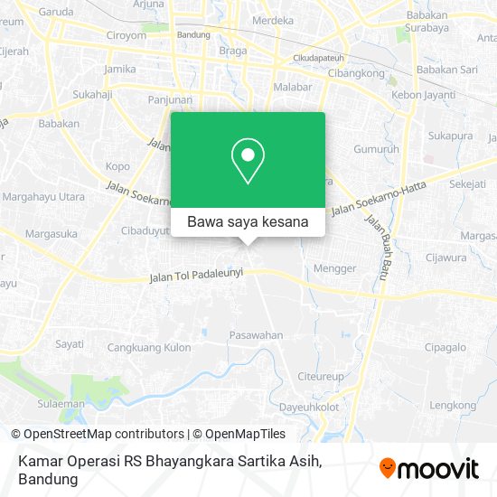 Peta Kamar Operasi RS Bhayangkara Sartika Asih