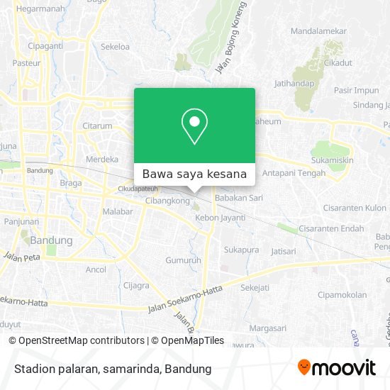 Peta Stadion palaran, samarinda