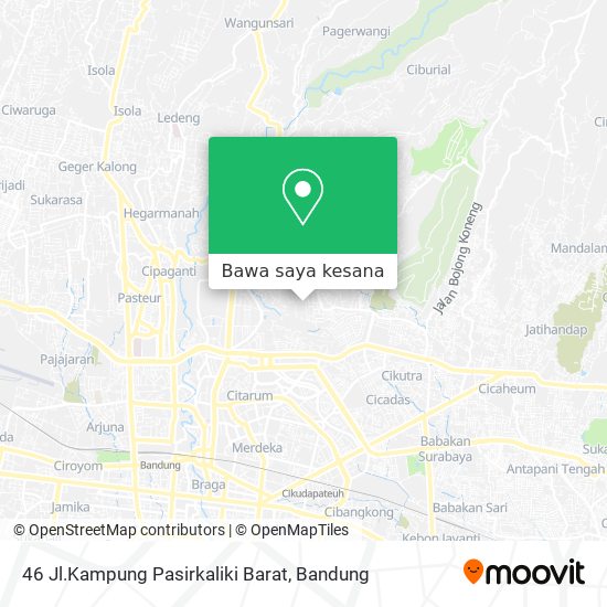 Peta 46 Jl.Kampung Pasirkaliki Barat