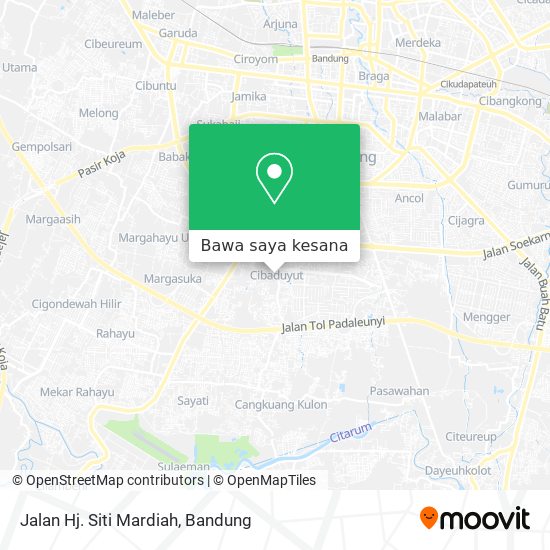Peta Jalan Hj. Siti Mardiah