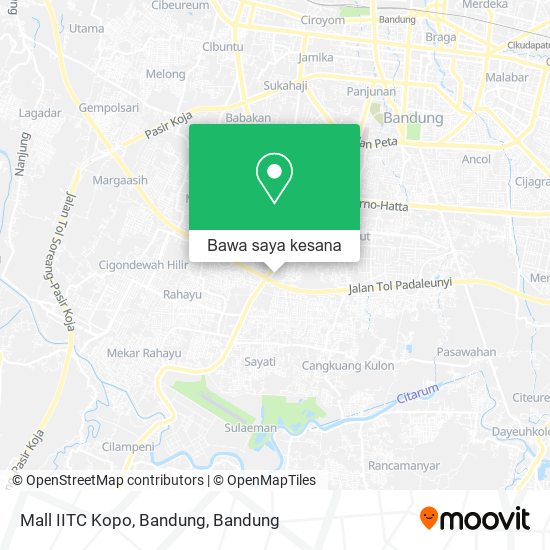 Peta Mall IITC Kopo, Bandung