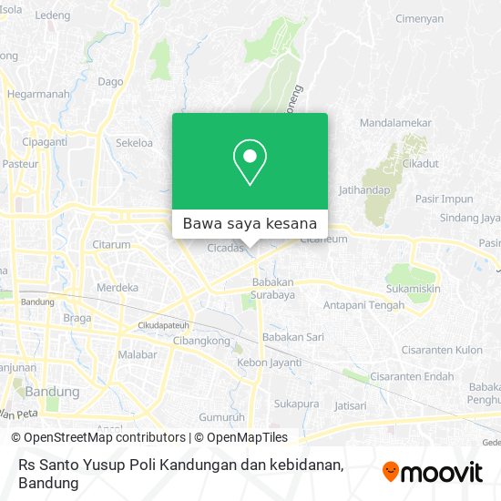 Peta Rs Santo Yusup Poli Kandungan dan kebidanan