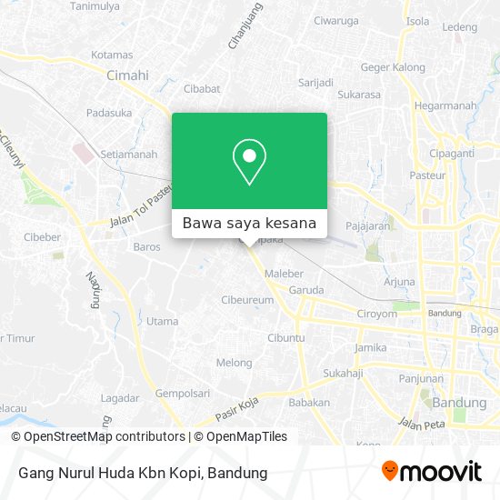 Peta Gang Nurul Huda Kbn Kopi