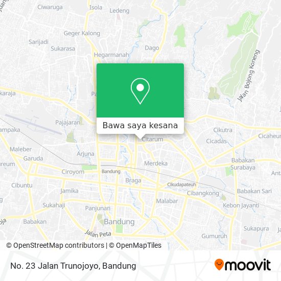 Peta No. 23 Jalan Trunojoyo
