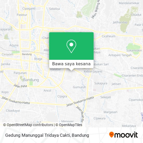 Peta Gedung Manunggal Tridaya Cakti