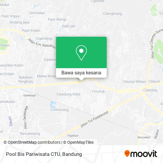 Peta Pool Bis Pariwisata CTU