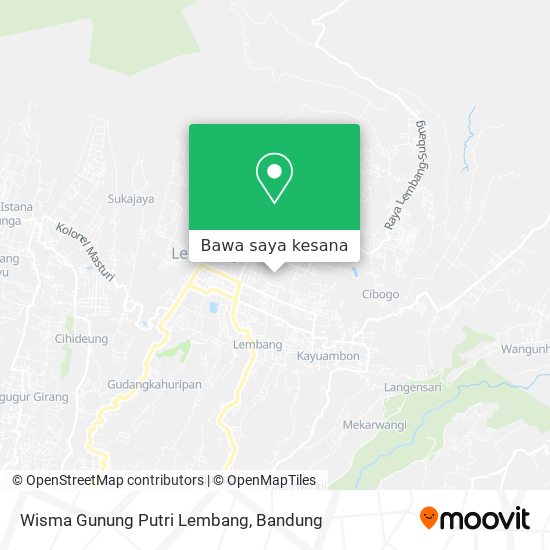 Peta Wisma Gunung Putri Lembang