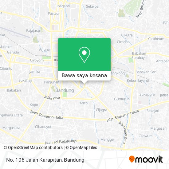 Peta No. 106 Jalan Karapitan