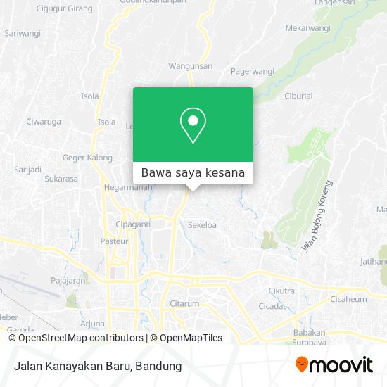 Peta Jalan Kanayakan Baru