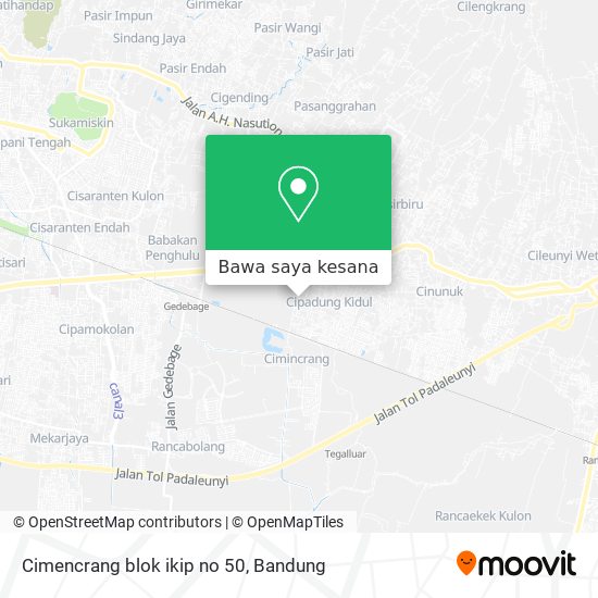 Peta Cimencrang blok ikip no 50